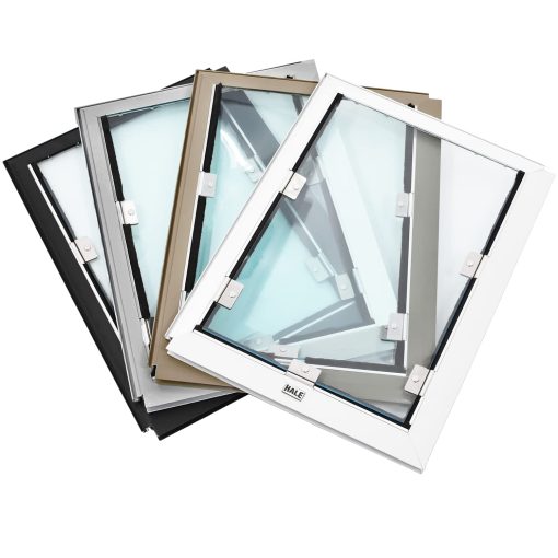 Puerta para gatos y perros para puertas de pantalla | Solapa unica | Marco de 1/2" solo para puertas de pantalla | Instalacion profesional requerida | Marco resistente de aluminio extruido | Esquinas reforzadas con acero | Aire fresco adentro, bichos afuera! | Puerta para mascotas Hale - Imagen 5