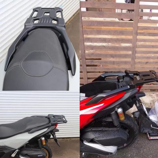 Estanteria de Almacenamiento Trasera para Motocicleta para H-onda ADV160 ADV 160 ADV-160 2023 2024, Bandeja Extendida de Aluminio para Caja Superior del Tronco con Soporte de Portaequipajes Trasero para Carga de Silla de Montar (No.2) - Imagen 2