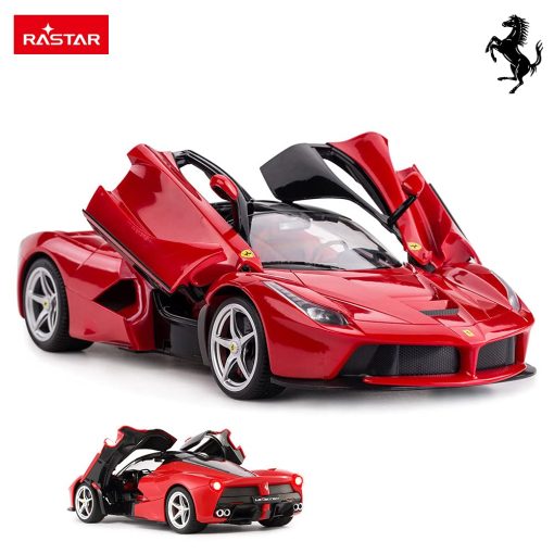 Carro RC RASTAR | Modelo de Coche de Juguete a Control Remoto de Escala 1/14 Ferrari LaFerrari para Ninos, Rojo - Imagen 2