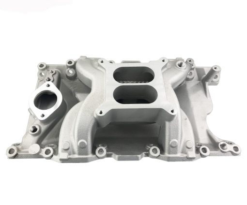 Colector de admision de espacio de aire de aluminio para Chrysler Mopar 318 340 360 DM-3812 0 Small Block 1967-2003 - Imagen 6