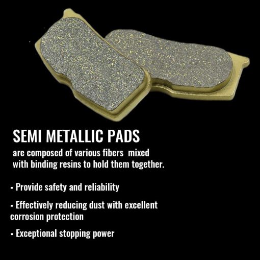 Pastillas de Freno Delanteras y Traseras para Motocicleta Compatibles con Can-Am Spyder RT/RT-S/RS/RS-S 10-12 FA474F FA473R - Imagen 4