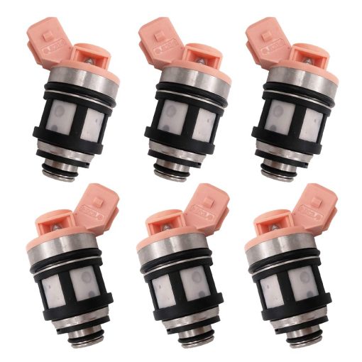 Conjunto de 6 Inyectores de Combustible GERMBAN JS20-1 Compatible con Nissan D21 Pathfinder Quest Pickup Mercury Villager 3.0L 16600-88G10