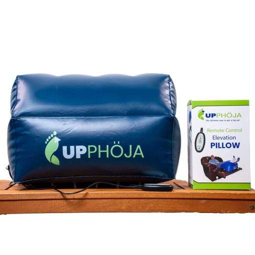 Almohada Inflable Remota de Elevacion de Piernas - Para Piernas, Rodillas, Brazos y Tobillos en Recuperacion - Mejora la Circulacion y Alivia la Hinchazon, Ciatica, Dolor de Espalda y Dolor Postoperatorio - Finalmente, Algo Diferente