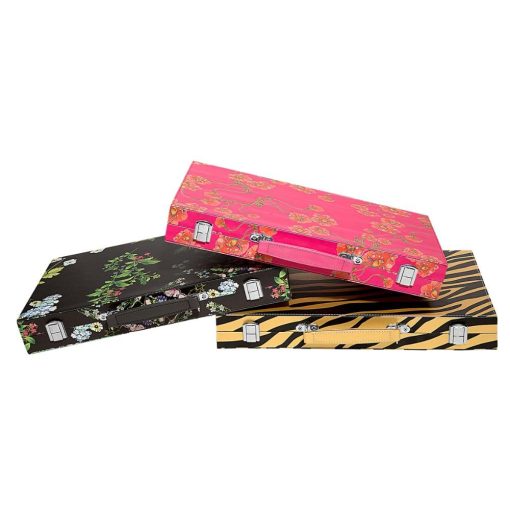 Set de Backgammon de Cuero Vegano - Imagen 2