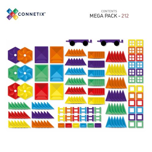 CONNETIX Rainbow Mega Pack, 212 Piezas - Imagen 6
