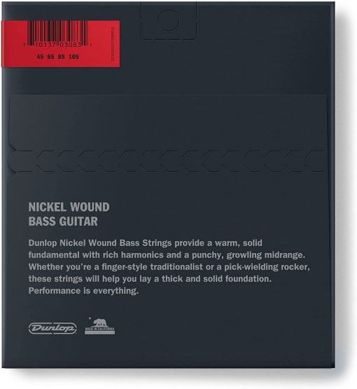 Set de microfonos Seymour Duncan Quarter Pound Jazz Bass con cuerdas de bajo Dunlop Nickel Wound y paquete de puas variadas - Imagen 4