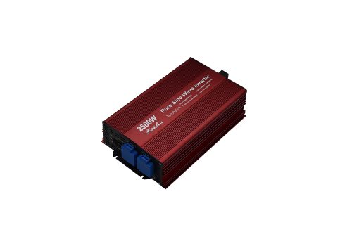 Inversor Puro de Onda Senoidal de 2500W DC24V a AC110V 60Hz con Doble TOMACORRIENTES ETL, Salida de USB 5V 2A y Control Remoto por Cable LCD - Imagen 2