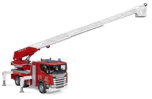 Bruder - Camion de bomberos SCANIA Super 560R con bomba de agua y modulo de luces y sonido (Reemplaza 03590) - Imagen 4