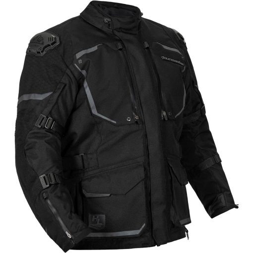 Chamarra Tourmaster Trek - Chamarra de turismo de aventura impermeable, transpirable y duradera con armadura aprobada por CE, multiples bolsillos y detalles reflectantes para montar en motocicleta