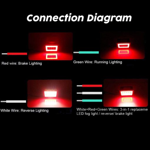 ADIIL 3-In-1 Kit de luz de freno trasero LED para parachoques trasero Parada de luz de marcha atras de luz de marcha atras para 2011 en adelante Subaru Impreza WRX/STi XV Crosstrek (Lente ahumado) - Imagen 9