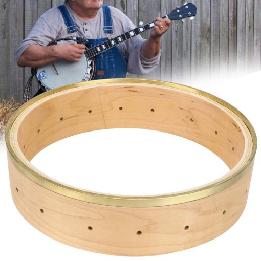 Aro de Borde de Banjo, Aro de Madera de Arce de 11 Pulgadas para Piezas de Banjo - Imagen 6