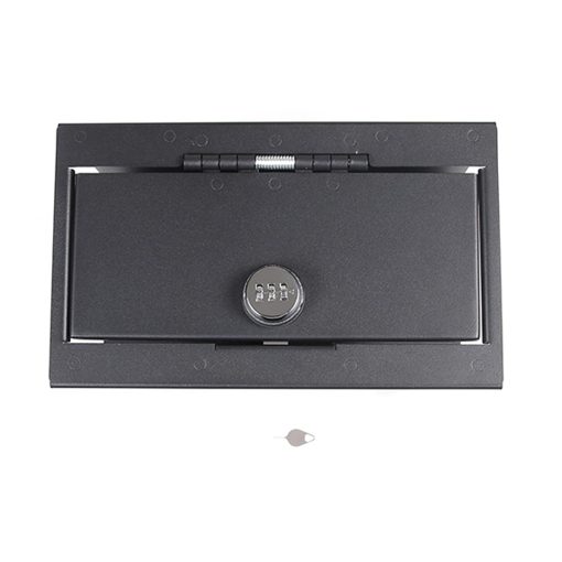 Caja de seguridad para consola de coche compatible con Nissan Titan 2020-2024, Caja fuerte de bloqueo de consola central con cerradura de combinacion de 3 digitos, Organizador interior de almacenamiento de reposabrazos con accesorios para caja de seguridad de reposabrazos - Imagen 3