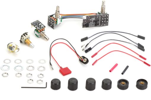 Sistema de preamplificador activo EMG BQC de 4 perillas para bajo