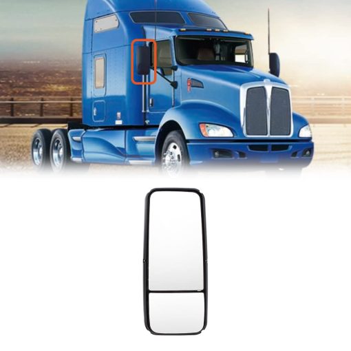 SEPEY Espejo de Puerta para KENWORTH T660, Lado del Pasajero Espejo de Puerta Motorizado con Calefaccion a Potencia Negro Reemplazo de Espejo de Puerta para KENWORTH T170/T270/T370/T440/T470/T660/T800, Derecho - Imagen 7