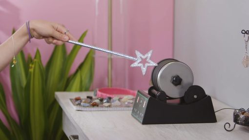 Kit de Pulidora de Rocas Profesional Avanzado - con Temporizador Digital de Pulido de 9 Dias y 3 Velocidades - Convierte Rocas asperas en Hermosas Gemas: Gran Regalo Cientifico y STEM para Ninos de Todas las Edades: Juguete de Geologia - Imagen 3