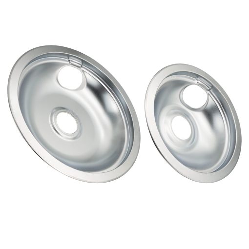 Juego de bandejas de goteo 316048413 y 316048414 y juego de elementos de quemador de rango electrico MP22YA, compatible con Frigi-daire Ken-more Range Oven - Imagen 5
