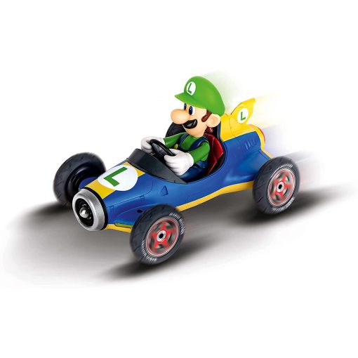 Carrera RC Official Licensed Mario Kart Mach 8 Luigi 1:18 Scale 2.4 Ghz Control Remoto Coche de radio con bateria recargable Lifepo4 - Juguetes para ninos / ninas, (Modelo: 181067) - Imagen 4