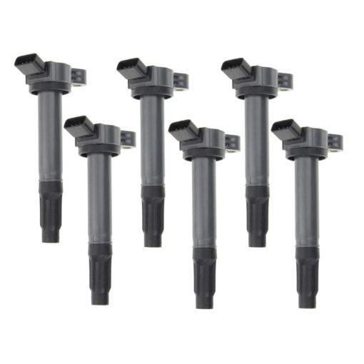 Juego de 6 Bobinas de Encendido de Repuesto para Toyota Camry 2007-2017, 4Runner Highlander RAV4 Tundra, Lexus ES350 GS300 GS350 IS250 IS300 IS350 RC300 RX450h, Sustituye a 90919-02255