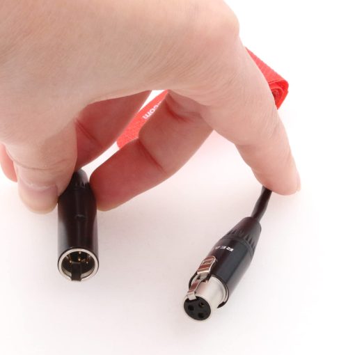 DRRI Mini XLR 4Pin TA4M a AKG/Samson Transmisores 3Pin TA3F Cable Adaptador de Microfono para Shure WL184 WL93, 18x, 5x, Wh20 - Imagen 3