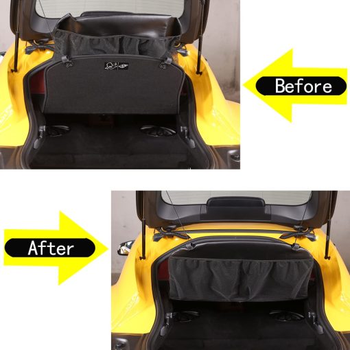 Organizador de Maletero de Coche Daeiclru para Toyota Supra GR A90 A91 MK5 2018-2022, Bolsa de Almacenamiento de Maletero de Coche, Organizador de Almacenamiento de Coche con Bolsillo de Malla - Imagen 2