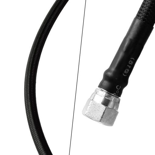 Lineas de Enfriamiento de Transmision de Repuesto para Automoviles MuRealy - Manguera Trenzada de Nylon Negra Mejorada 6AN de 70 pulgadas, Compatible con GM Chevy Ford Turbo 700R4 4L60E 4L65E 4L80E - Imagen 2