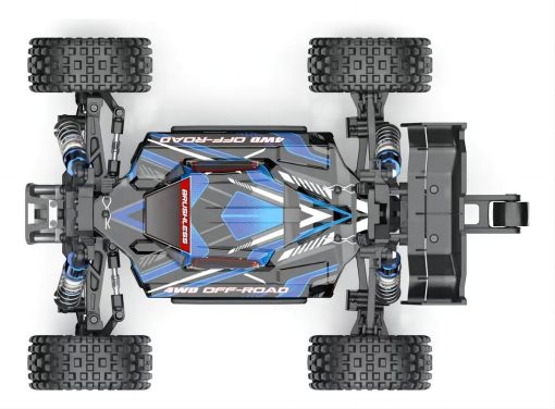 TesPower MJX Hyper GO 16207 con bateria 3S 1/16 RTR Coches RC Brushless, Coche RC rapido de 62KM/H, Coches de Control Remoto 4WD Todo Terreno para Adultos, Hobby RC Buggy Electrico Regalo para Nino - Imagen 8
