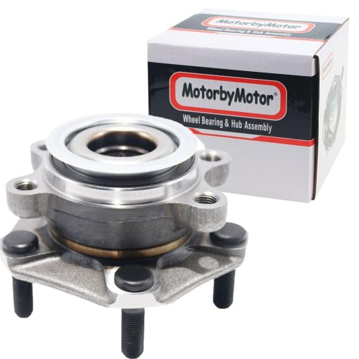 MotorbyMotor 513364 Ensamble de Maza delantera y Rodamiento Apto para Nissan Sentra NV200 2013-2019, Nissan Leaf 2013-2017, Chevy City Express 2015-2018 Maza de Rodamiento de 5 Pernos (Todos los Modelos)