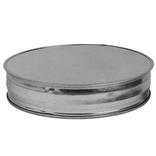 Capuchon de Extremo de Conducto de Acero Galvanizado de 10" para Ventilacion - Capuchon para Secadora - Tapon Metalico Redondo - Conexion de Conducto Metalico - Capucha de Tiro Reutilizable - Imagen 3