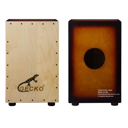 GECKO Cajon BOX Drum-Caja de percusion de madera, con cuerdas de guitarra ajustables internas, GARANTiA DE 2 AÑOS - Imagen 6