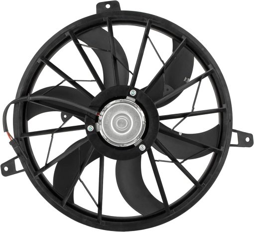 MYSMOT 620-010 Ventilador de Condensador de Radiador Compatible con Jeep Liberty 3.7L V6 2002-2003 / Jeep Grand Cherokee 4.0L L6 4.7L V8 1999-2003 - Imagen 4