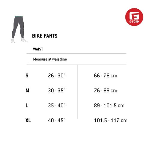 Pantalones G-Form MX - Pantalones de Compresion Acolchados - Accesorios para Bicicleta para Seguridad - Negro, Adulto Mediano - Imagen 2