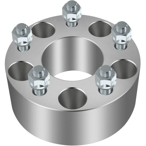 SCITOO 2Pc 2.5" pulgadas 5x4.75 a 5x4.75 Separadores de Rueda Hubcentric 5 Pernos 12x1.5 Tuercas W/O Lip Compatible con S10 Blazer para S15 - Imagen 4