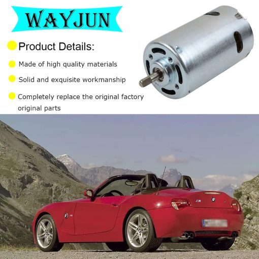 Motor de la bomba hidraulica del techo convertible WayJun 54347193448 (Solo) de repuesto para Z4 E85 2003-2008 - Imagen 2