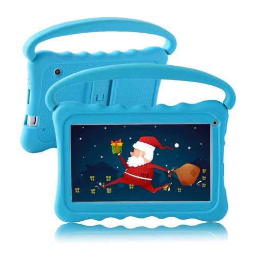 Tableta para ninos de 7 pulgadas Tableta para ninos Edicion Tableta con WiFi Doble camara Tableta para ninos de 32GB Android 10 con control parental Estuche a prueba de golpes Google Play YouTube Netflix (Azul)