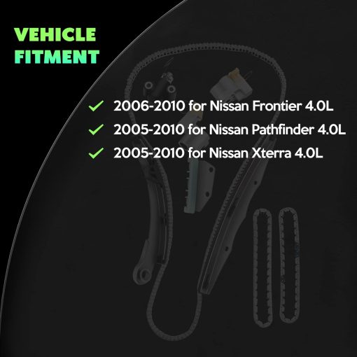 Kit de Cadena de Tiempo SCITOO para Nissan Frontier Pathfinder Xterra 4.0L 2006-2010 - Imagen 3