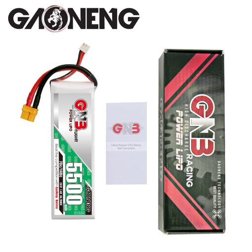 Bateria LiPo GAONENG GNB 2S 5500mAh 7.4V 70C 140C XT60 para Modelos RC Hobby a Escala 1/10 y 1/8 Drone de Aire - Imagen 6