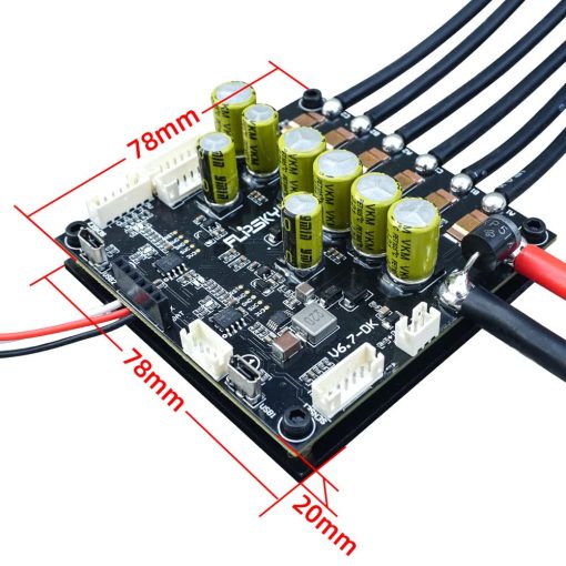 Flipsky Dual FSESC6.7 Plus con Interruptor Anti-Chispas Integrado Basado en VESC6 Controlador de Velocidad de 100A 12S para Skateboard Electrico - Imagen 4