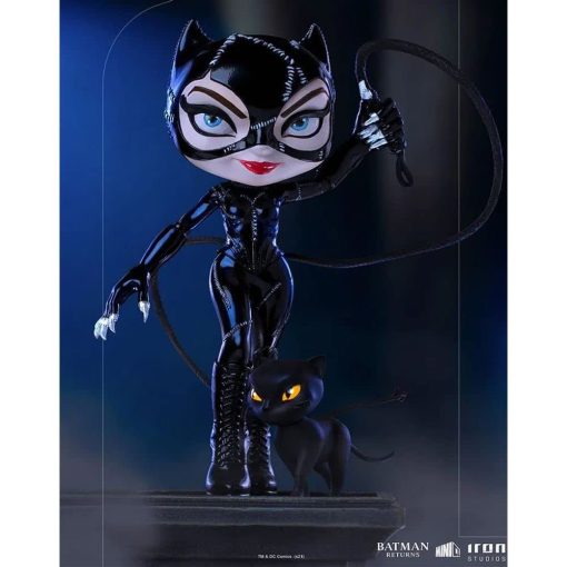 Iron Studios Batman Returns Minico: Catwoman Minico | Figura coleccionable de 7 pulgadas de Batman Returns - Imagen 2