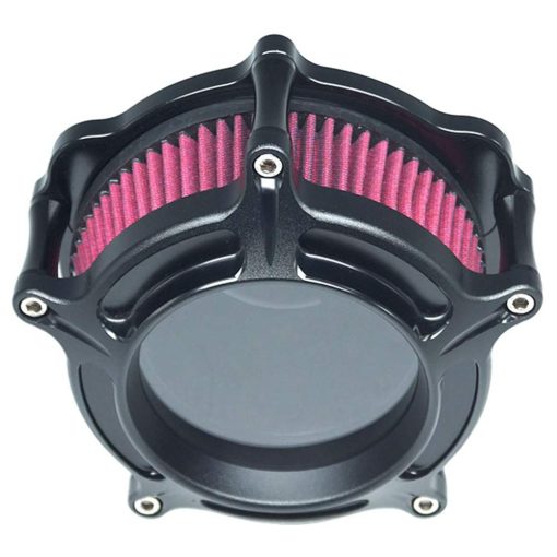 Filtro de aire de admision de mantenimiento M CNC Air Cleaner Venturi Kit para Harley Dyna 2000-2017 Softail 2000-2015 Touring 2000-2007 (BG973R) - Imagen 3