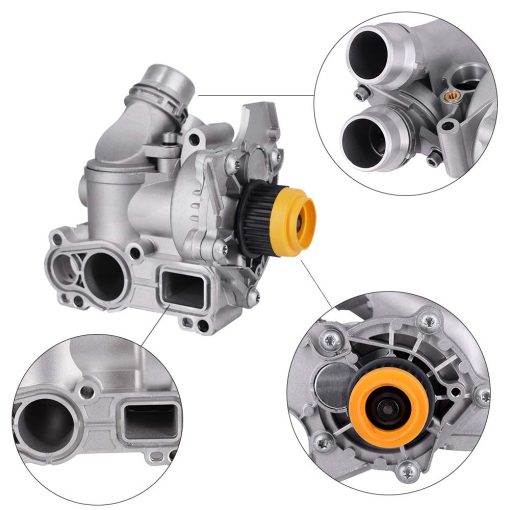 Ensamblaje de Bomba de Agua de Aluminio Compatible con Audi A3 A4 TT VW Tiguan Jetta Golf GTI Eos Beetle CC 2.0T TSI Reemplaza 06H121026AB 06H121026CQ - Imagen 4