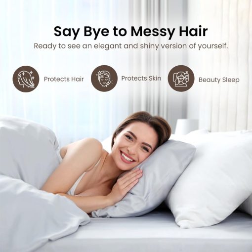Juego de Cama 100% Seda Satinada de Bedify Bedding 7 Piezas - Set de Edredon, Sabana Ajustable de 15 Pulgadas de Bolsillo Profundo y Sabana Plana con Fundas de Almohada Suaves sin Arrugas y Resistentes al Desvanecimiento (Azul Cielo, Short Queen) - Imagen 4