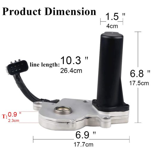 VANJING Compatible con Motor Actuador del Codificador de Cambio de Transferencia de 4WD para Chevy Silverado Tahoe Avalanche Suburban Dodge Ram 1500 2500 GMC Sierra Yukon 2003-2010 Reemplaza 600-910 19125571 5170543AA - Imagen 6