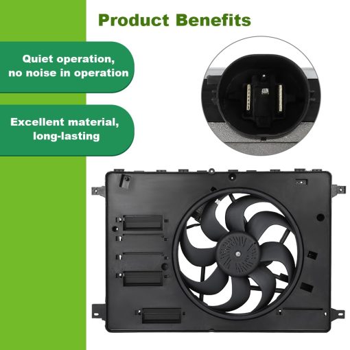 Ventilador de Refrigeracion del Radiador SCITOO FA70943 Compatible para 2008-2014 para LR2 para LR2 - Imagen 2