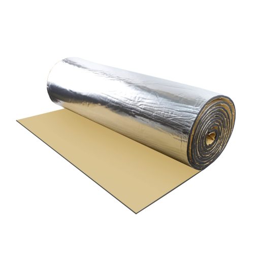 Aislante termico y amortiguador de sonido para automoviles Sonoreboom 3/8'' de grosor - 78'' x 39'' Reduccion de ruido aislante para automoviles con adhesivo trasero