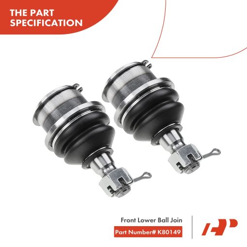 Conjunto Premium de 8, Enlace de Barra Estabilizadora Delantera, Junta de Rotula Inferior, Extremo de Barra de Direccion Interno Externo, Compatible con Ford F-150 2004-2005, Solo 2WD - Imagen 9