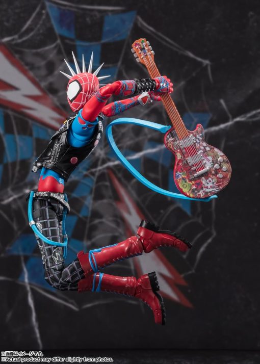 TAMASHII NATIONS - Spider-Man: Across The Spider-Verse - Spider-Punk, Figura de Accion Bandai Spirits S.H.Figuarts - Imagen 8