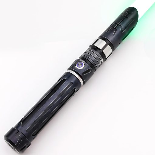 Sable de Luz Saberforms con 12 Colores RGB, 16 Sonidos y Control de Movimiento, Espadas con Efectos FX de la Fuerza con Mango Retro Desgastado y Hoja Reemplazable, Sables de Luz para Adultos y Niños