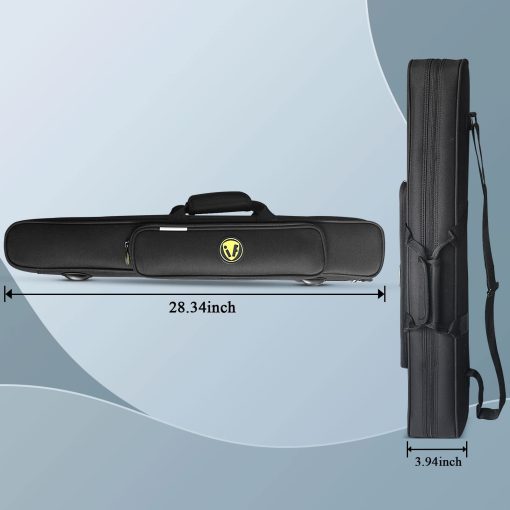Estuche rigido de almacenamiento para clarinete TianChunyue, bolsa de transporte universal impermeable de 600D para instrumento de clarinete, estuche de clarinete con forro de 30 mm de grosor y bolsillo externo (Negro) - Imagen 5