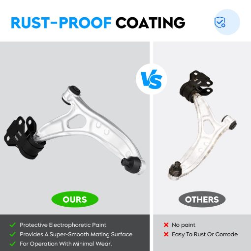 Kit de Suspension para Brazo de Control Inferior Delantero para Ford C-Max Focus 2013-2018 K622788 K622753, Lado Izquierdo y Derecho - Imagen 4
