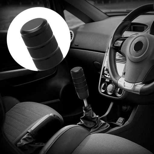 Increible AUTO (Negro) Palanca de cambios de marchas manual Racing JDM Stick para Mazda Tacoma STi Nismo 2004 Honda Accord Subaru Focus ST Miata Toyota Adaptadores Incluidos - Imagen 4